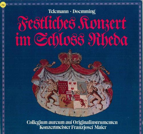 

LP Record COLLEGIUM AUREUM - Georg Philipp Telemann, Johann Mart 348557 ORBIS 1988 Germany Classical Used