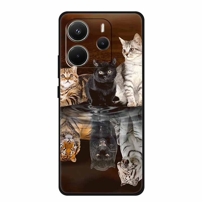 Für Xiaomi Redmi Note 14 4G Global Hülle Luxus TPU Weiches Silikon Cover Handyhüllen für 24117RN76G Schutz Neu Bumper Funda