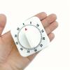 1Pc Mechanical Kitchen Timer with Ticking Sound and Visual Alarm - 60-minute Timer