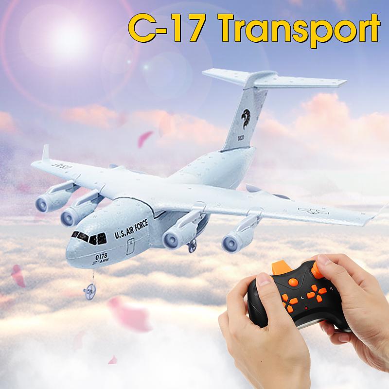 Boeing C 17 C17 Transport 373mm Wingspan Epp Rc Drone Airplane 2 4g 3 Axis Gyro Diy Aircraft Toys Buy At A Low Prices On Joom E Commerce Platform