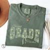 Cute Teacher Bow Shirt, Second Grade Teacher Appreciation Comfort Colors T-Shirt, Sage Daisy Coquette Teaching Tee, Back To School Teacher