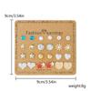 12 Pairs Combination Stud Earrings For Women Girl Moon Star Flower Pearl Zircon Heart Mini Earring Party Personality Jewelry