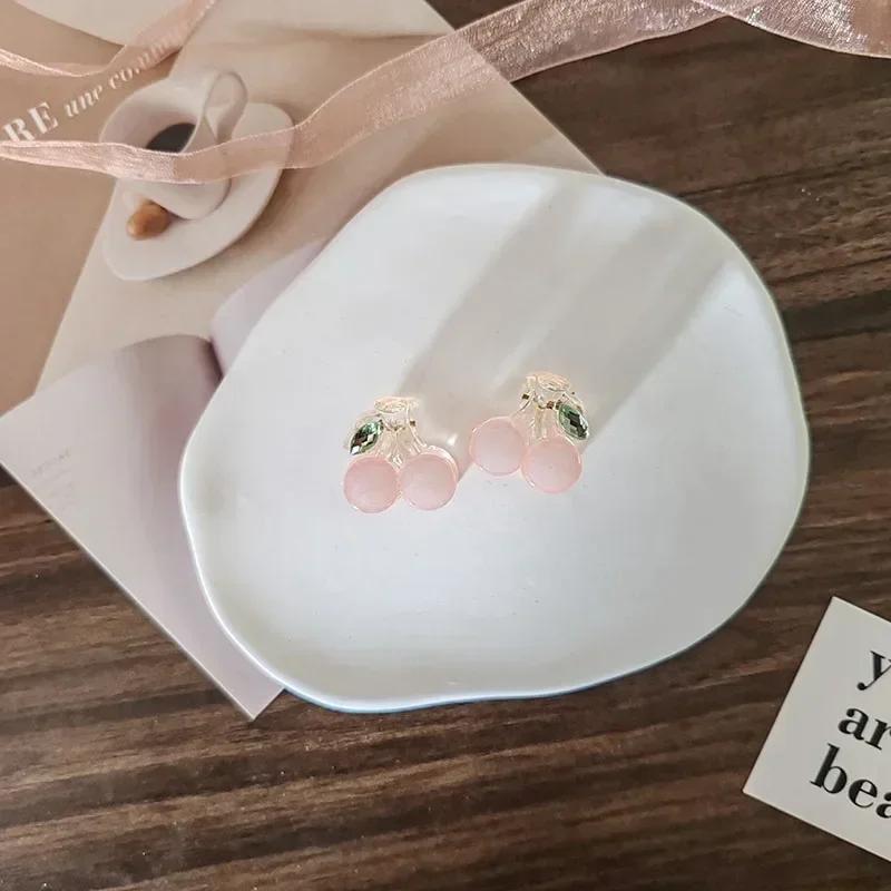 2 Stück Kawaii Kirschblüten Krokodilklemmen Haarspangen Niedliche Kleine Haarnadel Stirnband für Frauen Internet-Berühmtheit Modeaccessoires