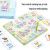 Magnetic Marble Maze Toy: Toddler Parking Lot & Magnet Puzzle for Early Education and Logical Thinking