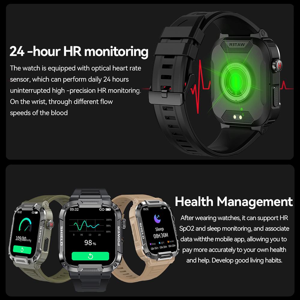 MEVADEN New Bluetooth Call Smart Watch Men Sport Fitness Tracker Voice Assistant IP68 Waterproof Male Smartwatch for Android IOS