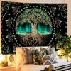 1pc Cosmic Life Tree Tapestry Dreamy Big Tree Home Decor Origin Tree Background Wall Hanging Cloth for Be Multiple Sizes