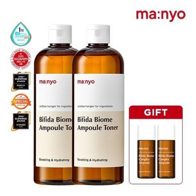 Manyo Factory Bifida Biome Ampoule Toner 400ml X 2 [+ Bifida Complex 8ml X 2 Provided]