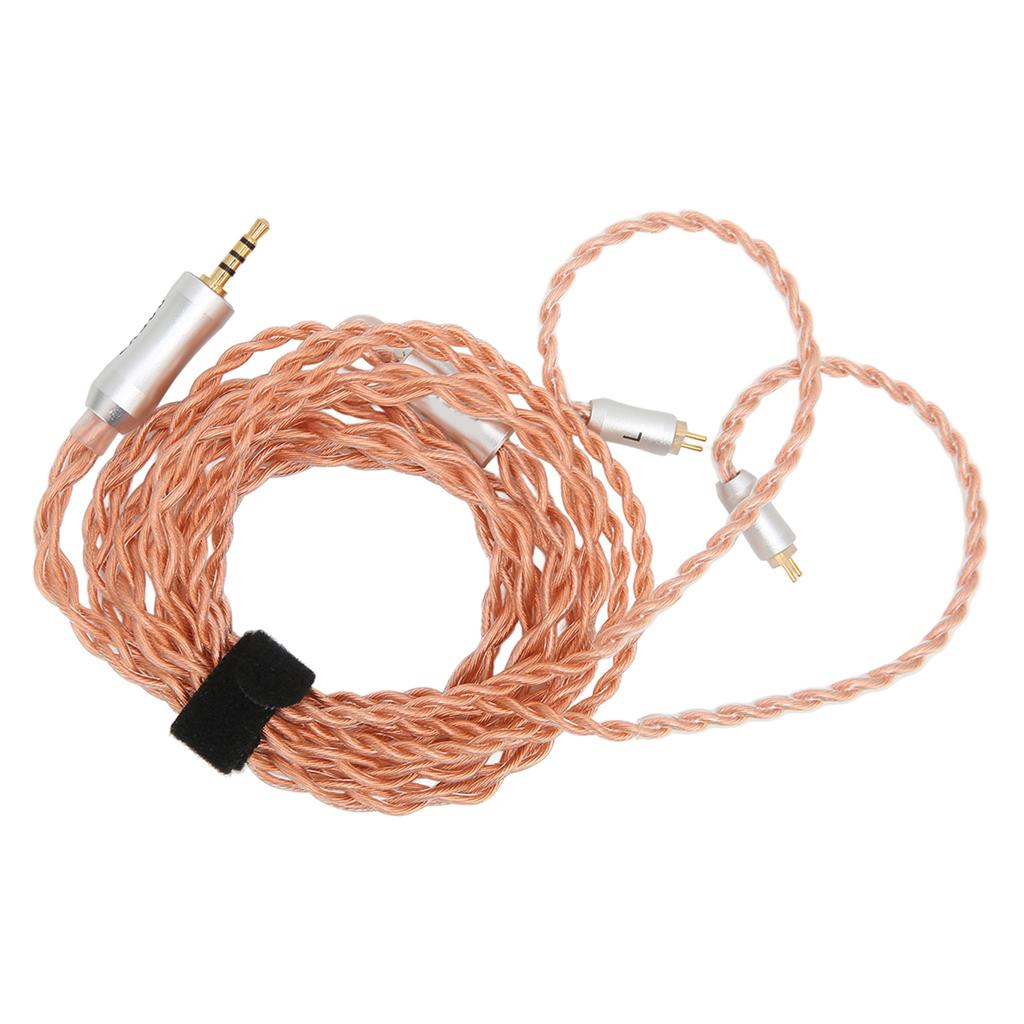 Earbuds Upgrade Cable 4 Core 2.5mm Plug 0.78mm 2 Pin Silver Plated Replacement Headphone Cord 3.9ft