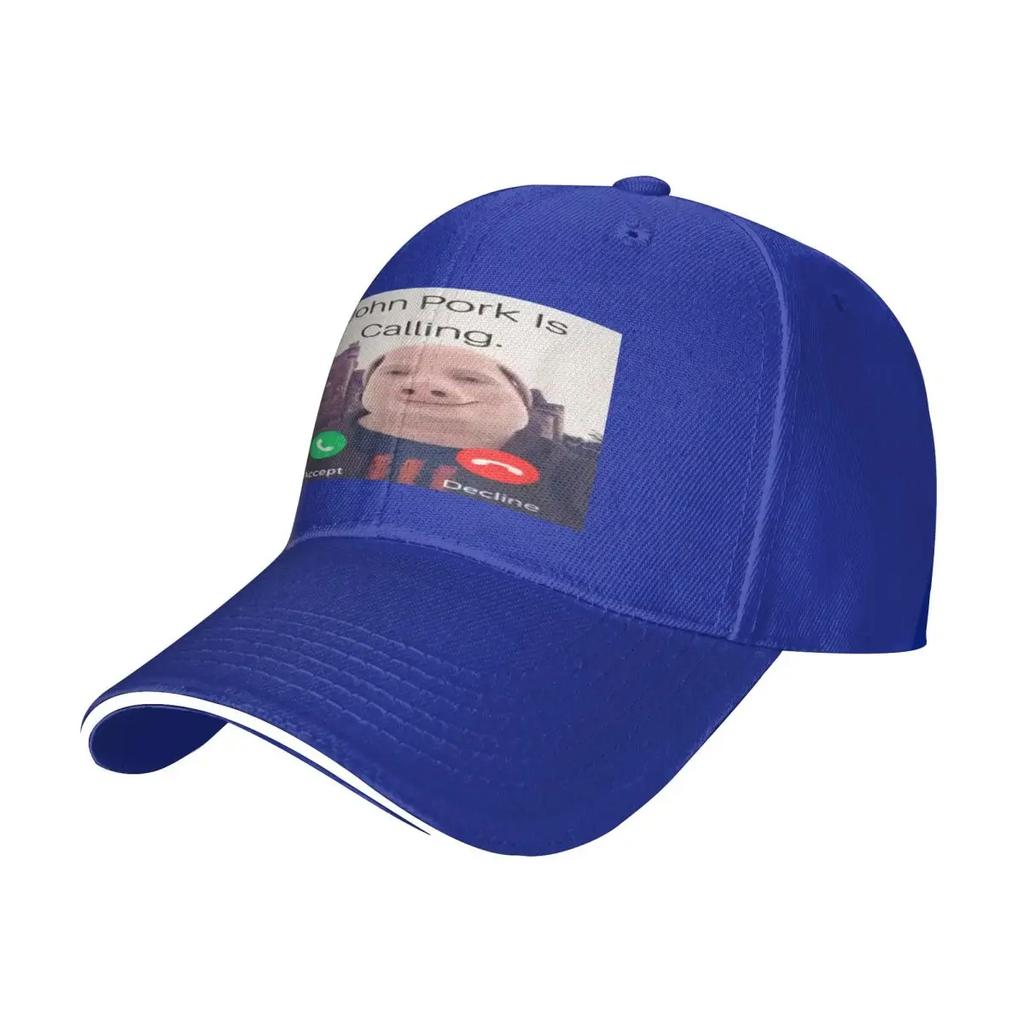 John Pork Is Calling Answer Call Phone Cap Unisex Caps Women Baseball Caps Cap Unisex Summer Unisex Hat Baseball Cap