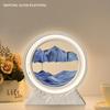 Sandscape Moving Sand Art Picture Quicksand Table Lamp Liquid Hourglass Dynamic Flowing Sand Painting Night Light Home Decor