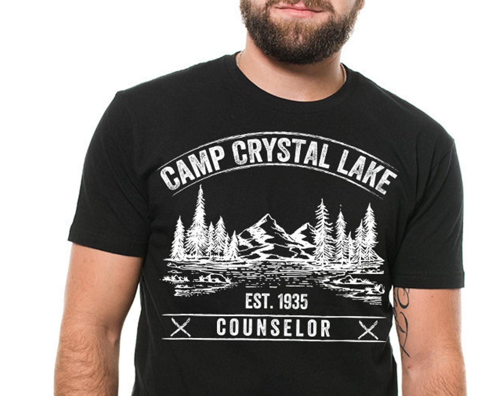 Camp Counselor T-Shirt Camp Crystal Lake Mens Tee Shirt L