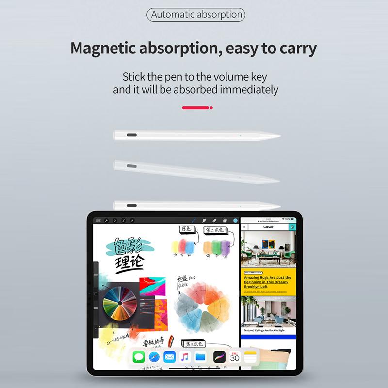 Active Stylus Touch Pen For iPad Pro 11 12.9 2021 2020 Palm Rejection Tablet Pencil For iPad 10.2 2019 Air3 10.5 Air4 10.9