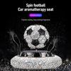 Solcelledrevet Aromaterapi Fotballdesign Ornament Diverse Dufter Bil Luftfrisker Midtkonsollpynt for Biler