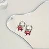 Colorful Drip Oil Sausage Dog Earrings Unique Design Dachshund Puppy Ear Hoops Personality Fashion Ear Jewelry Accessories
