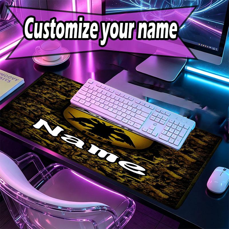 Custom Name Personalized AEK Athens FC Pattern Mousepad, Laptop PC Desk Mat, Decorative Desk Mat for Home Keyboard Pad Gift