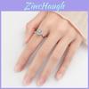 Minimalist Flower Shape Adjustable Open Ring For Women With Copper Material Fashion Jewelry