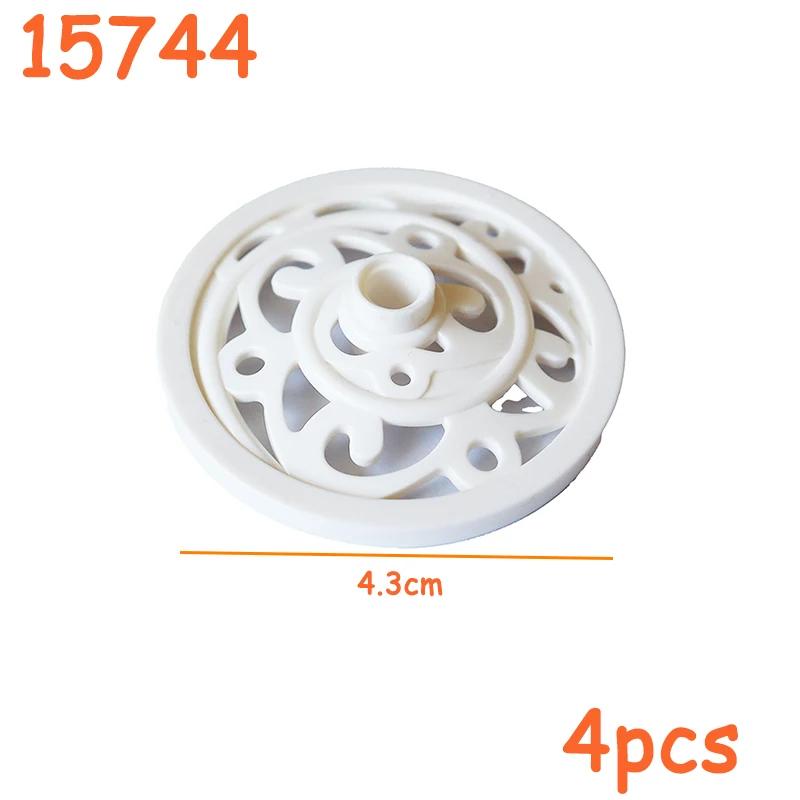 Non-Toxic Tire Wheel Cross Hole Car Truck Wheels Hub Hard Plastic Technical Bricks Moc Motorcycle Tyre & Rim Construction Building Blocks