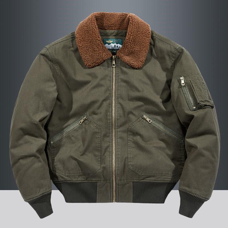 

Мужское пальто из овечьего флиса и хлопка, утолщенное бархатное свободное мужское пальто большого размера, куртка-бомбер с лацканами для мужчин 4XL