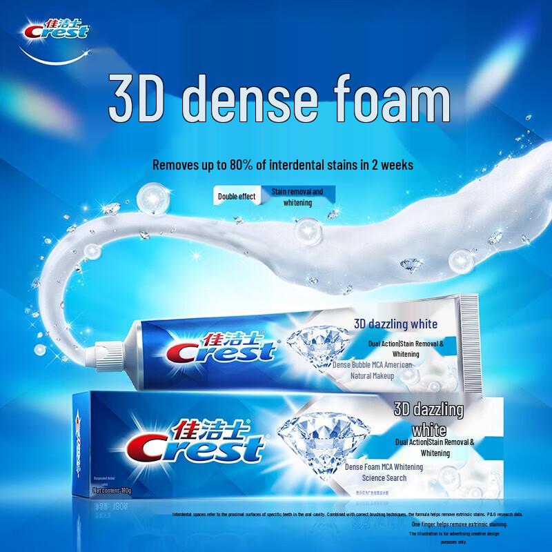 Crest 3D White Stain Removal Whitening Toothpaste