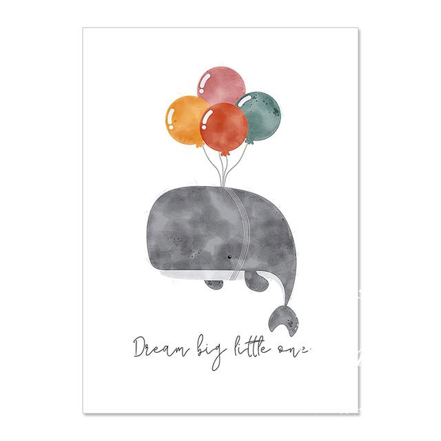 Nordic Decoration Sheets Picture Wall Art Poster Children's Canvases Room Paintings For Nursery Decorative Prints Wall Posters No Frame