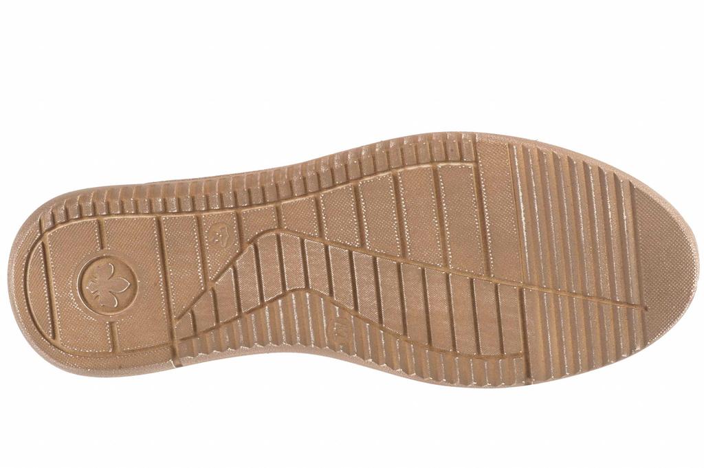 RIEKER Booties, Mens Brown Half Shoes