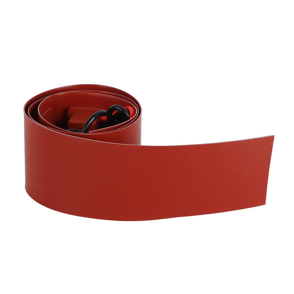 Metal Drum Heater Silicone 200L 1000W 30‑150 Celsius 125mmx1740mm Barrel Warmer Heating Band Pad EU Plug 220V