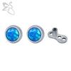 Europäischer und amerikanischer Zirkon-Strass-Piercingschmuck - 316L Titanstahl