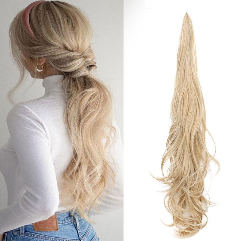 Ponytail Extension Flexible Wrap Around Hair Piece  Long Wavy Curly Hair Extensions for Women