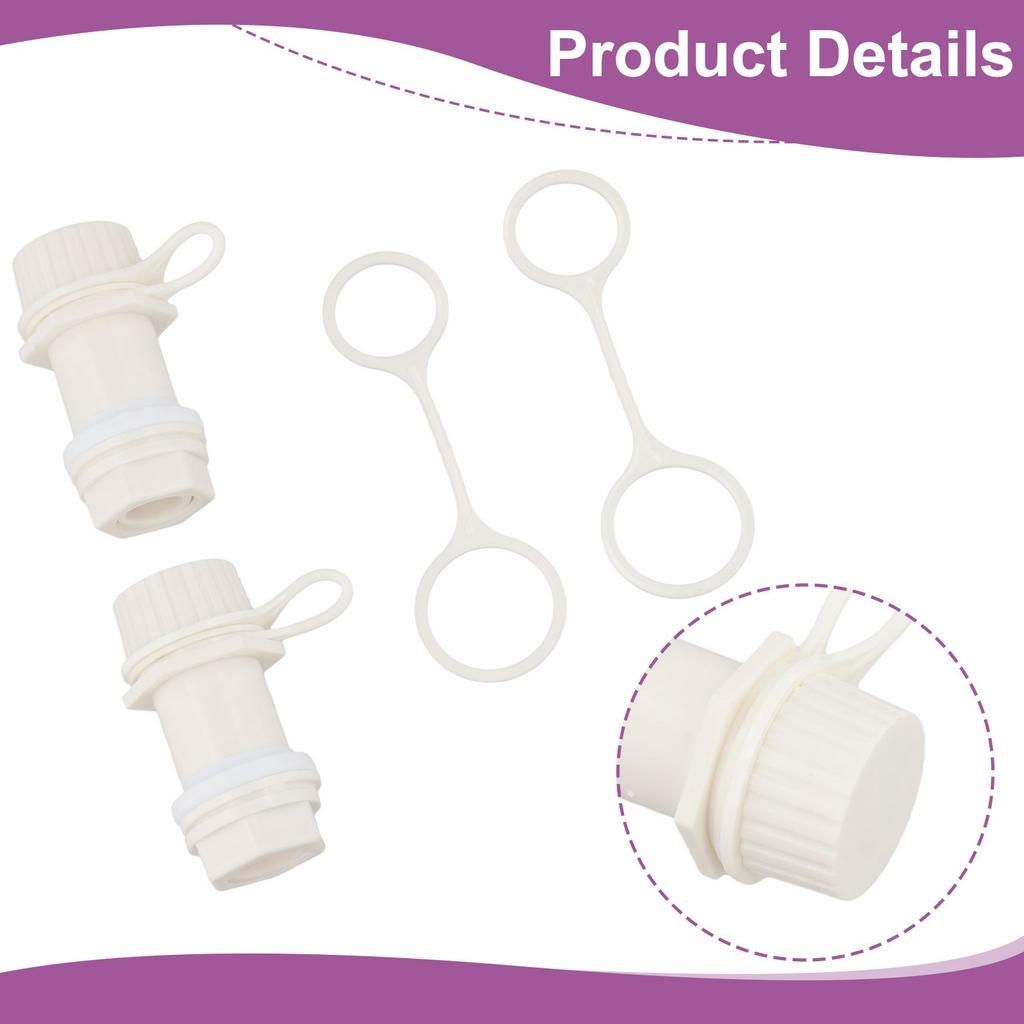 Convenient Tether Drain Assembly Leak-Proof Drain Easy Installation