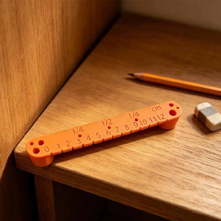 Stable Carpenter Center Finding Device Woodworking Center Observer for 120mm Materials and Multiple Drilling Size
