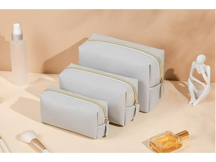 Achtkantige Damen-Kosmetiktasche mit hoher Kapazität: Tragbar, Wasserdicht, für Lippenstift & Hautpflege Reiseaufbewahrung