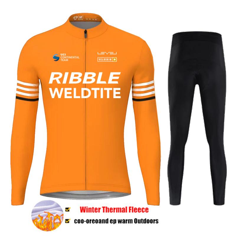 2026 Winter Cycling Clothing Thermal Fleece Bicycle Jersey Set Clothes Road Men's Bike Sports Uniforme Ropa Maílllot Ciclismo