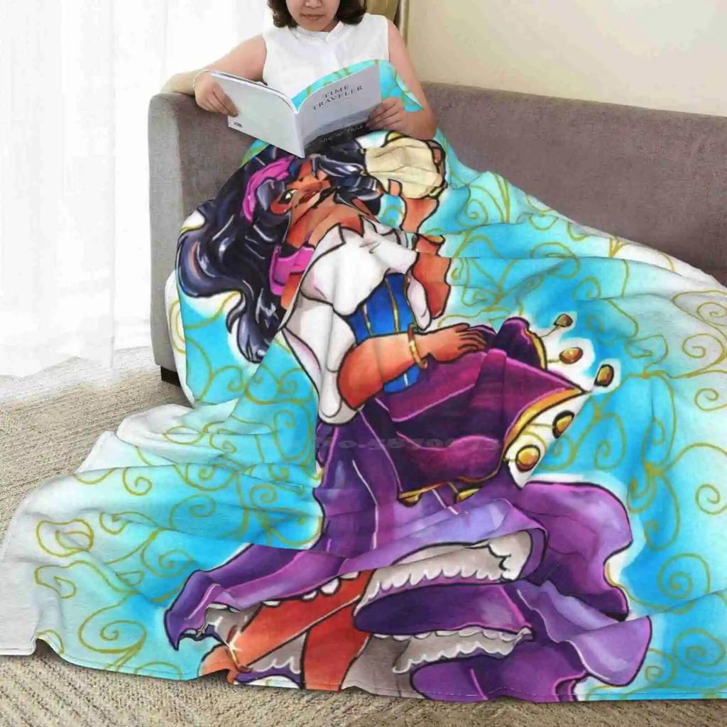 Esmeralda Creative Design Light Thin Soft Flannel Blanket The Hunchback Of Notre Dame Esmeralda Fanart Pretty Gypsy