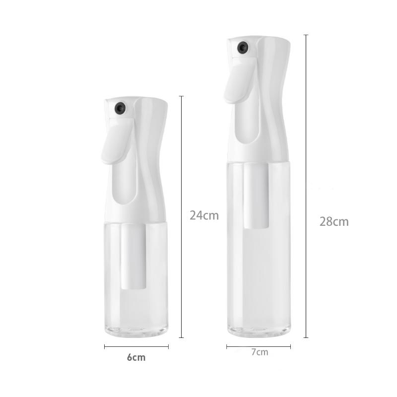 High Pressure Continuous Spray Bottle for Hair Care Makeup Water Mist Sprayer Separate Refillable Press Bottle Press Mist Spray