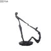 Double Figures Dancer Statue Desk Decoration Modern Crafts Ornaments Abstract Character Metal Sculpture Room Aesthetic Decor
