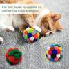 Cats Teething Toy Colorful Ball Shape for Kitten Chew Better Attract Cats