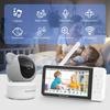 Tuya 5-Inch Baby Monitor with Two-Way Intercom & Mobile Remote Access