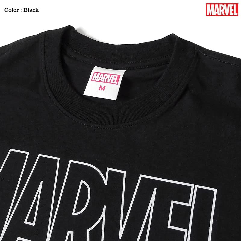 EVERSOUL Marvel Avengers Captain America Venom Short Sleeve T-Shirt, Men's Black, Size L [Parallel Import]