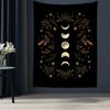 Plant Moon Phases Tapestry Ornament Wall Hanging Yoga Mat Bed Cover Beach Mat Gift Bedroom Room Aesthetic Decoration Home Decor