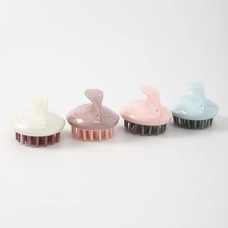 Silicone Scalp Massage Comb - Anti-Itch Therapy Shampoo Brush for Men & Women