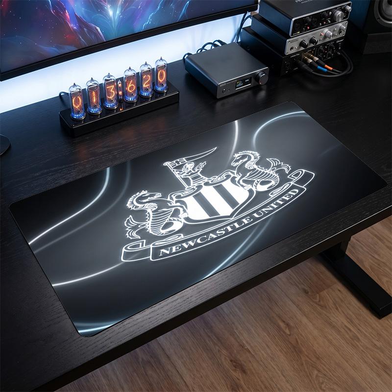 Tappetino Mouse Grande Stampa Calcio Newcastle United, Tappetino Esteso Antiscivolo per Scrivania da Gioco per Ufficio Casa