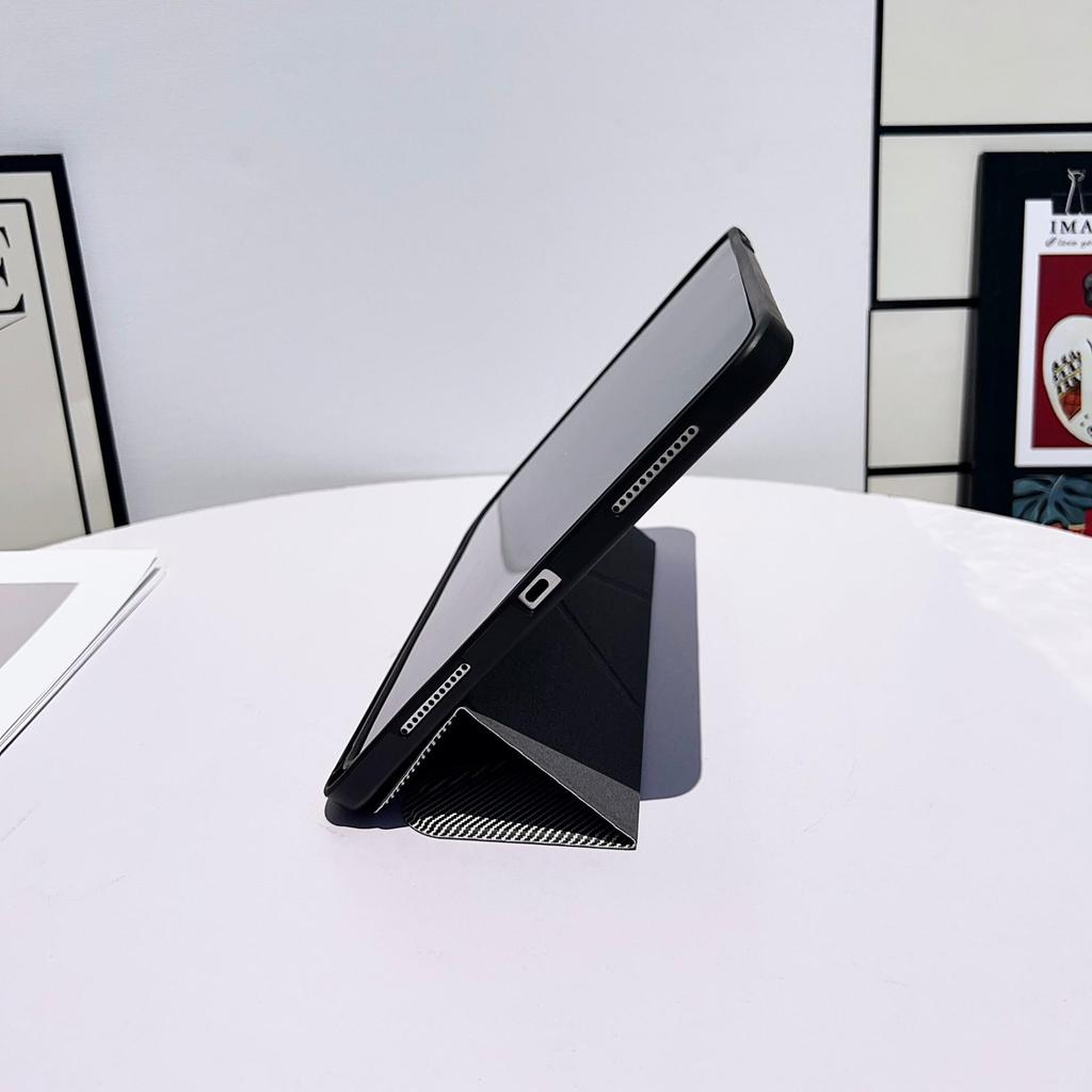 Y-Fold Carbon Fiber iPad Mini 6 Case, 2025 Model, 10th Gen Compatible
