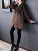 XITAO V-neck Patchwork Women Trench Coat FBB1618
