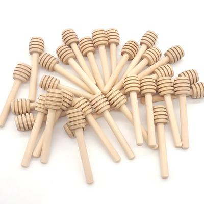 10/24/30/50/100PCS Lange Griff Holz Honig Rühren Bar Praktische Honig Mischen stick Glas Löffel Liefert Für Kaffee Milch Tee Küche Werkzeug