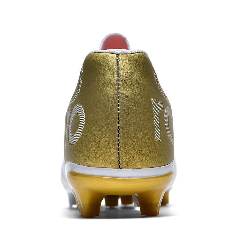 New low-top football shoes men and women children broken nails tf leather foot students AG long nails competition sports football shoes