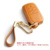 Toyota Key Case Key Holder Premium Cowhide Leather New Model Harrier 80 Series Noah 90 Series Voxy 90 Series Hilux GUN125 Land Cruiser 200 Series 300