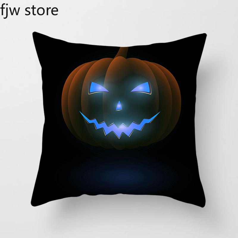 

Наволочка для украшения на Хэллоуин, тыква, лицо призрака, вечеринка, праздничный подарок, чехол для дивана, подушка для спальни, дома 40x40cm