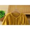 DIMANAF 2026 Plus Size Summer Women Blouse Shirts Tunic Oversize Loose Casual Embroidery Floral Cotton Linen Lady Tops