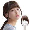 AQUADOLL MBK Matte Black Wig (wgt810MBK), with Bangs, Side Bangs, and Side Partial Bangs, for a Smaller Face, One-Touch