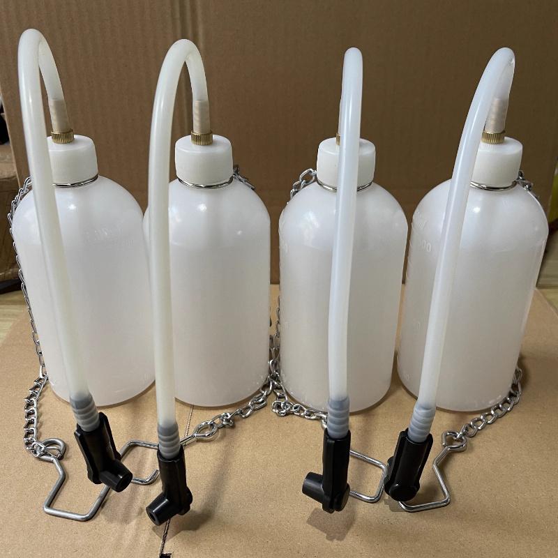 Manual Brake Fluid Extractor & Collection Bottle Hand Pump Tool for Brake & Clutch Fluid Service Automotive Repair Tool 1L